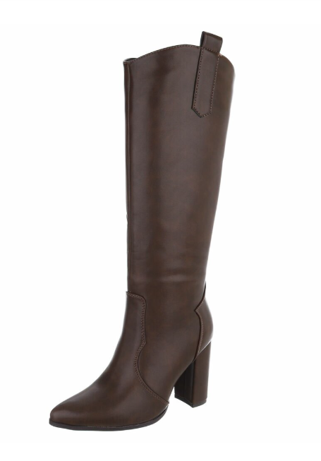 Bottes Hautes en Cuir Premium